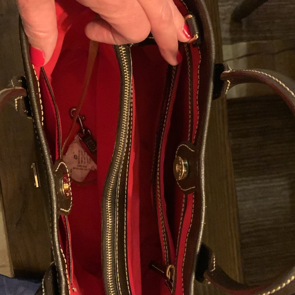 Dooney and Bourke Saffiano Satchel - Picture 4 of 4